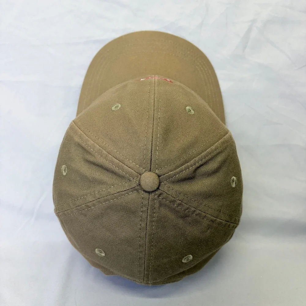 Levi's Baseball Cap Batwing Logo Unisex OSFM Khaki Tan Snapback Hat